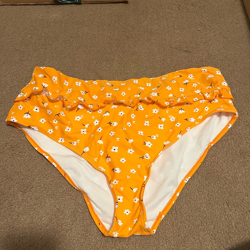 HighWaisted Floral Bikini Bottoms